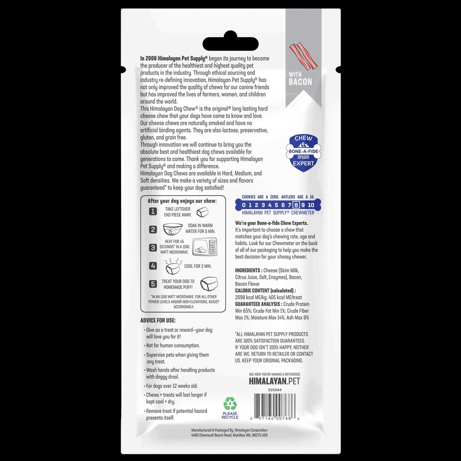 Himalayan Dog Chew Bacon