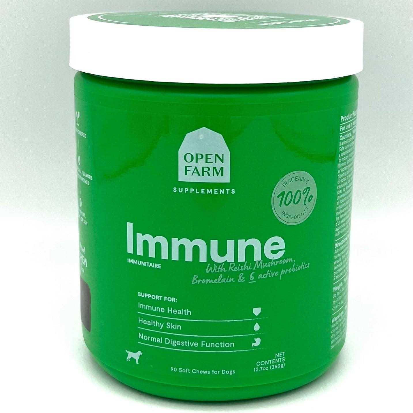 Open Farm Dog Supplement Immune Chews
