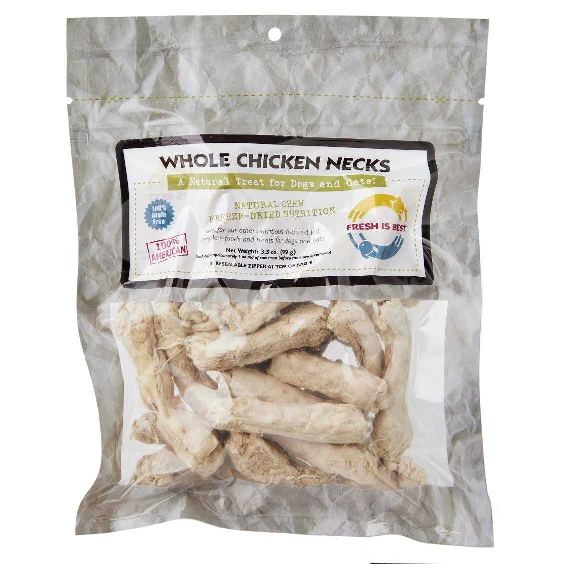 Fresh Is Best Freeze Dried Whole Chicken Necks