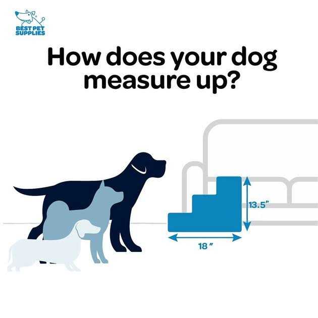 Best Pet Supplies Pet Steps and Stairs with CertiPUR-US Certified Foam for Dogs and Cats