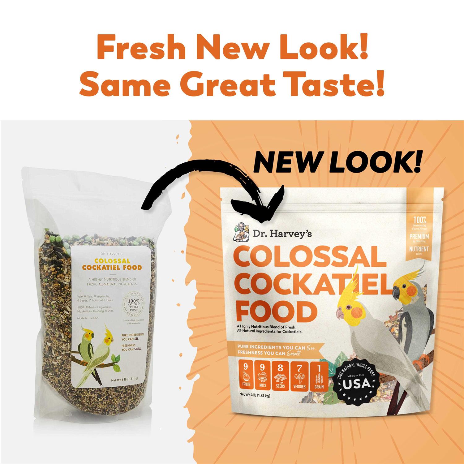 Dr. Harvey’s Colossal Cockatiel Blend
