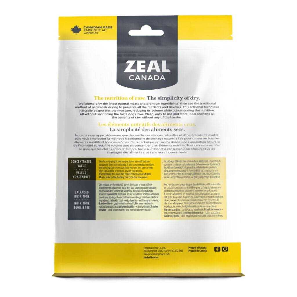Zeal Canada Gently Air-Dried Recipe Grain-Free Dog Food