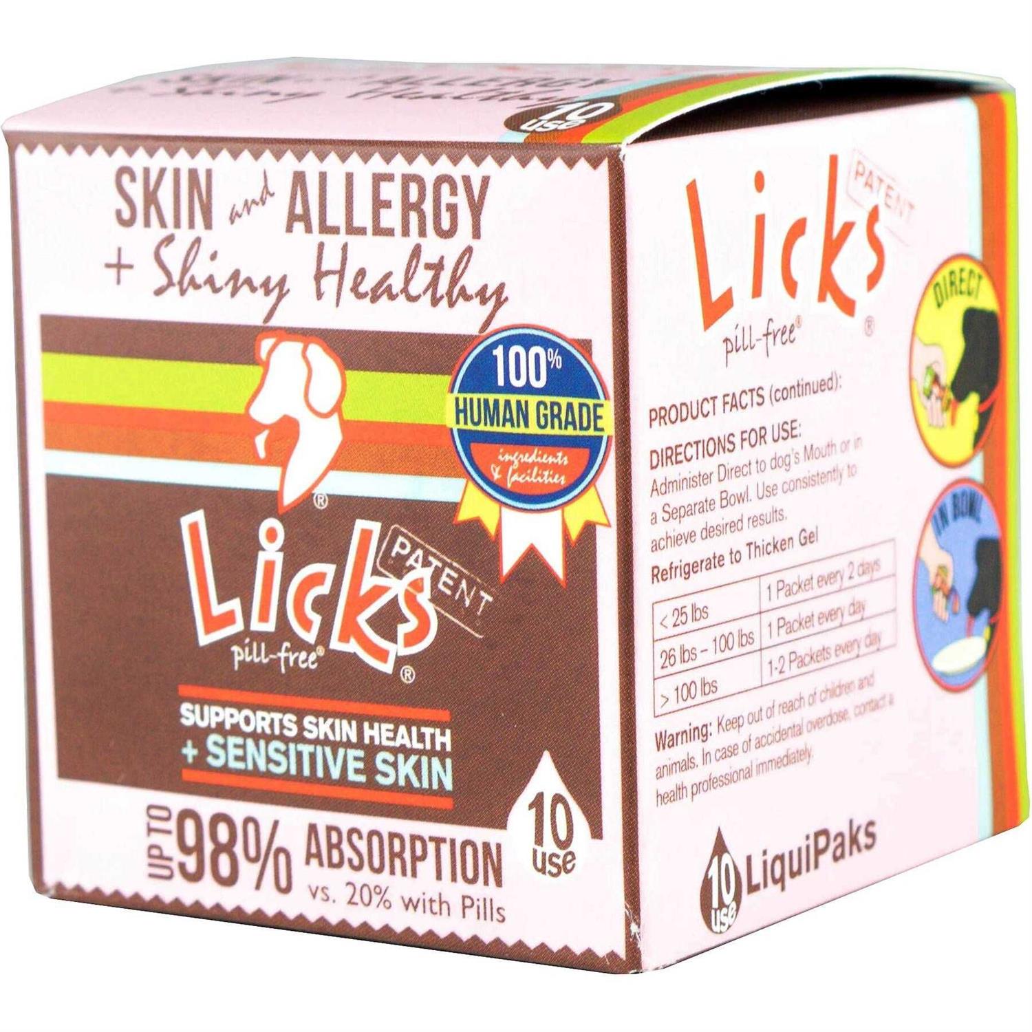Licks Pill-Free Skin & Allergy Dog Supplement