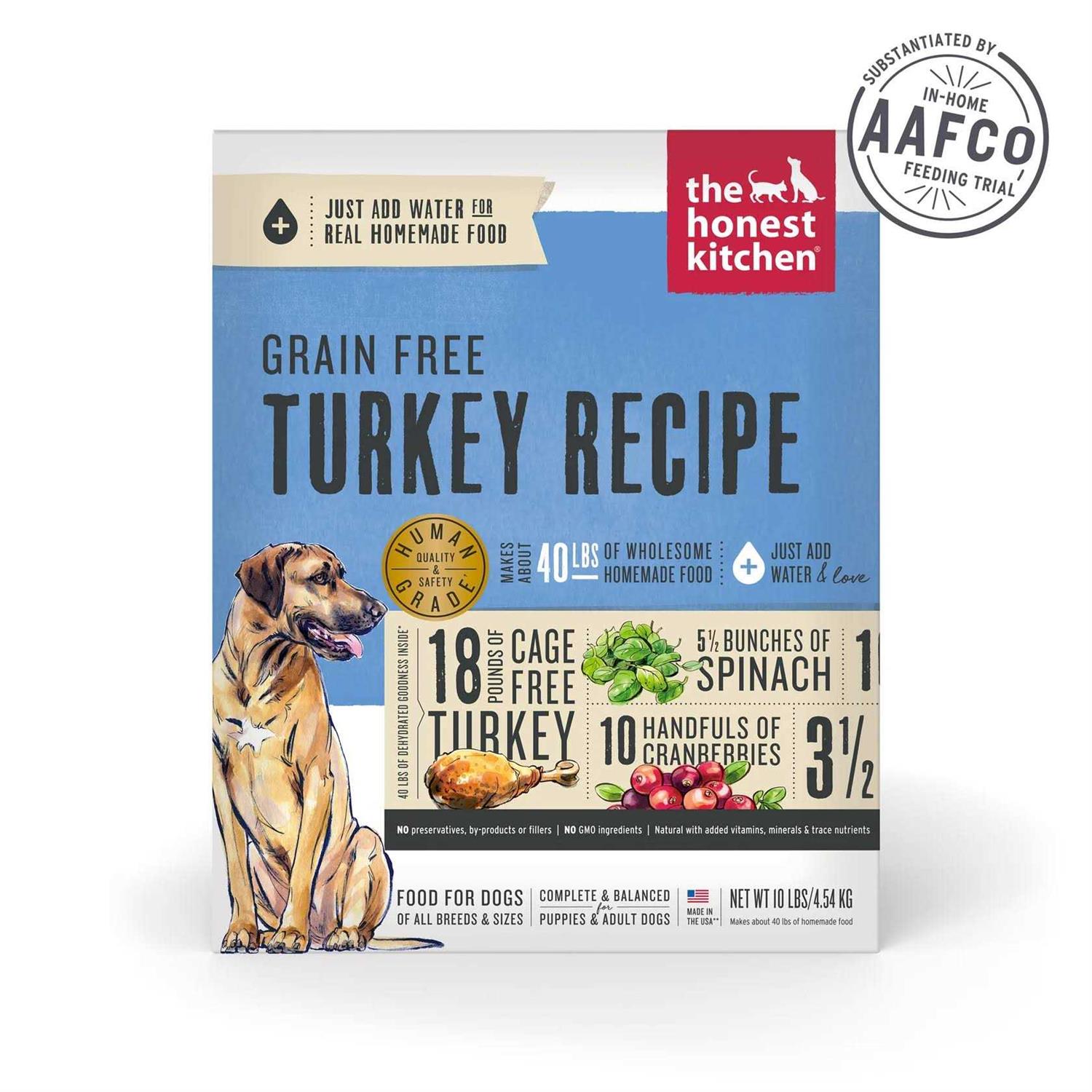 The Honest Kitchen Dehydrated Grain Free Turkey Dog Food