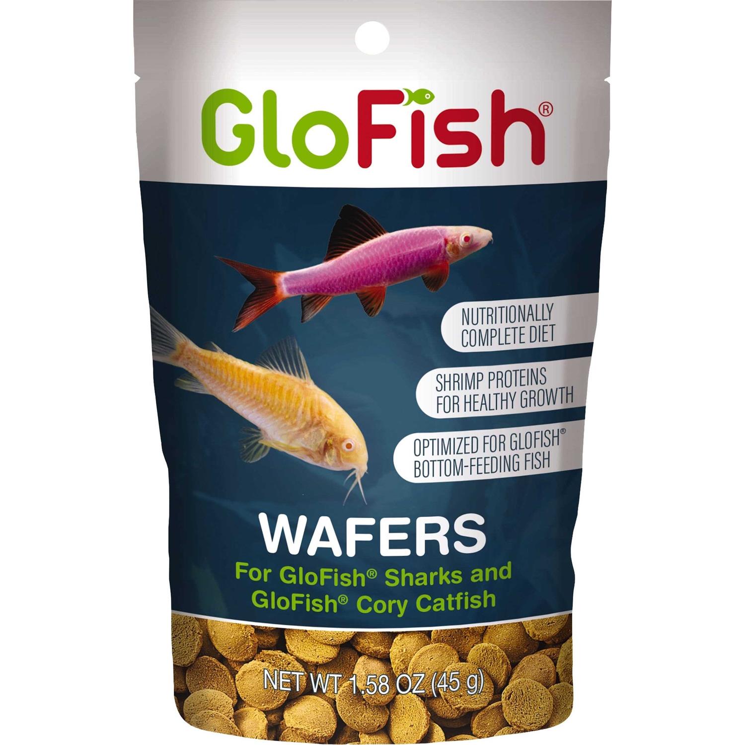 GloFish Cory Wafers Fish Food for GloFish Sharks and Cory Catfish