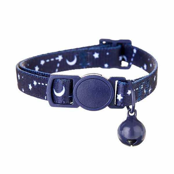 Vibrant Life Celestial Print Breakaway Cat Collar