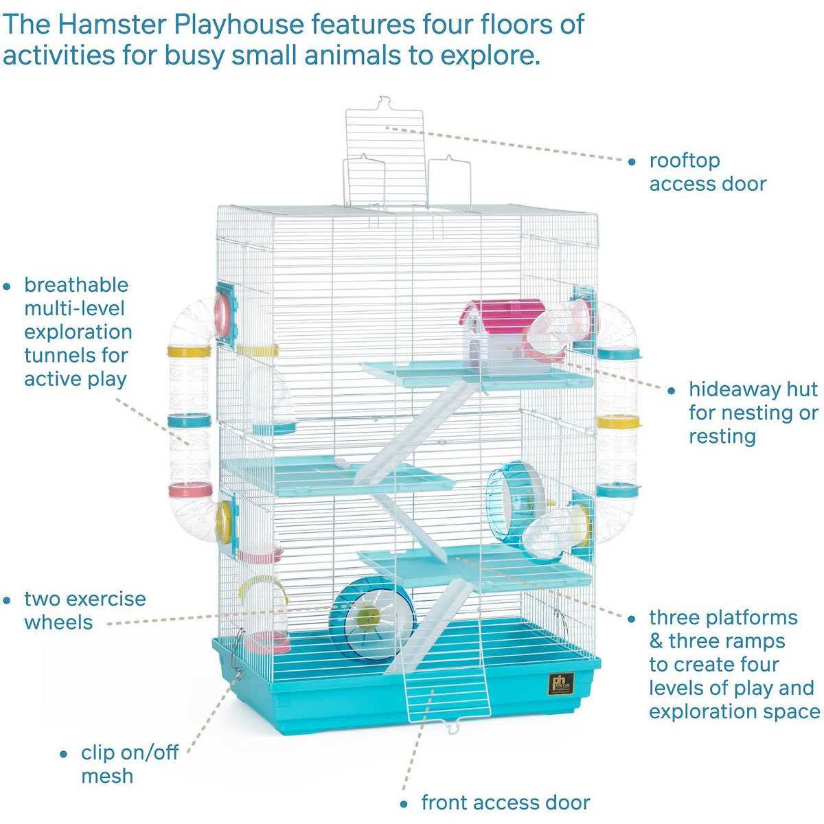Prevue Pet Products Playhouse Small Pet Habitat