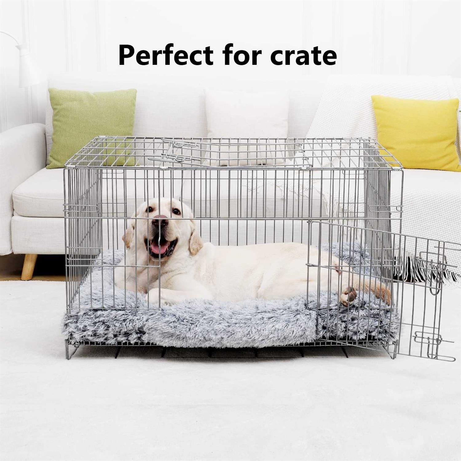 Vonabem Dog Bed crate Pad Washable Dog crate Beds for Large Medium Small Dogs Breeds