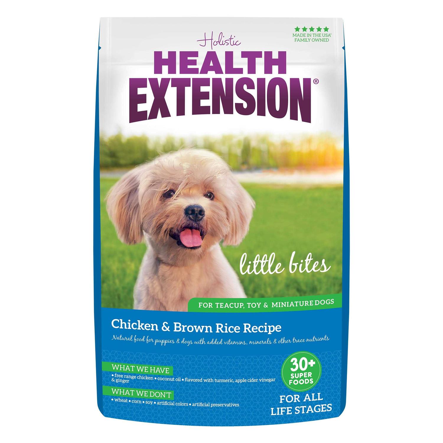 Health Extension Little Bites Chicken & Brown Rice Dry Dog Food