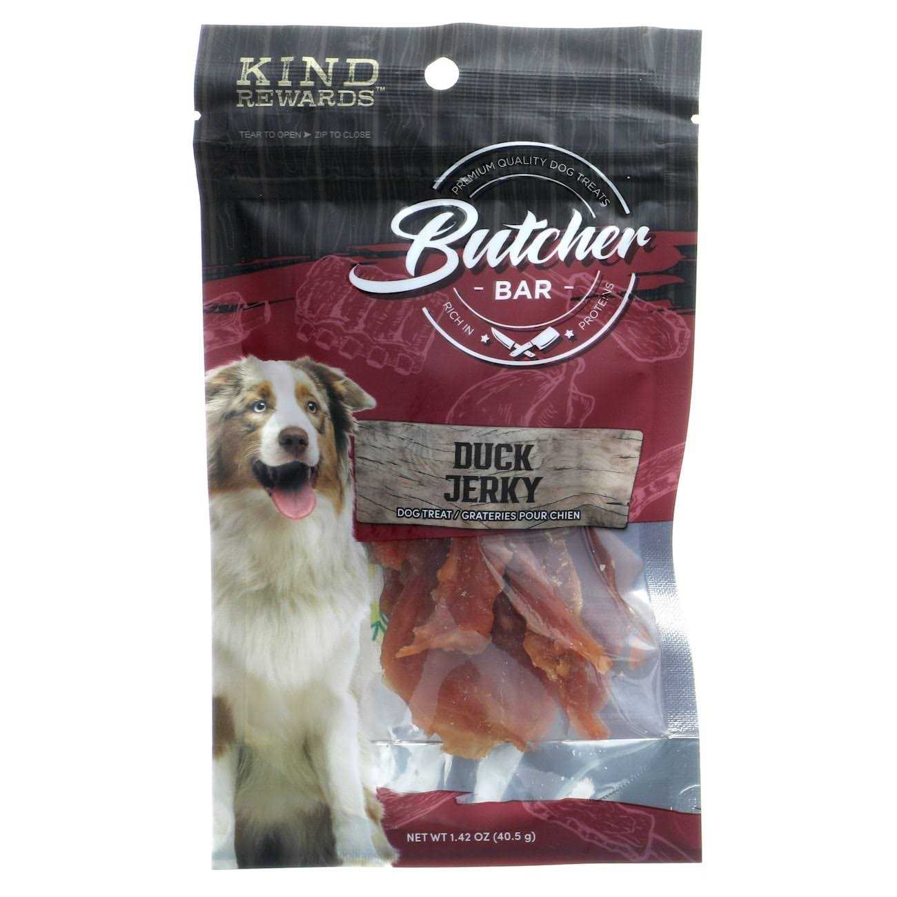 Kind Rewards Butcher Bar Duck Jerky Dog Treat