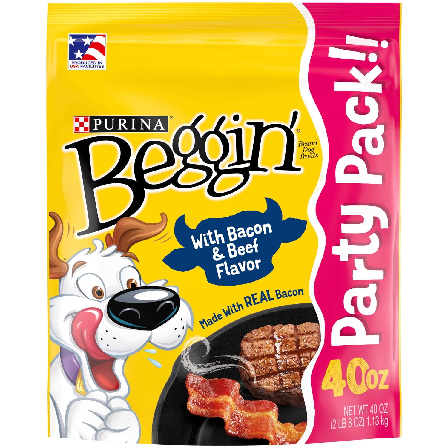 Purina Beggin Strips Bacon & Beef Dog Treats