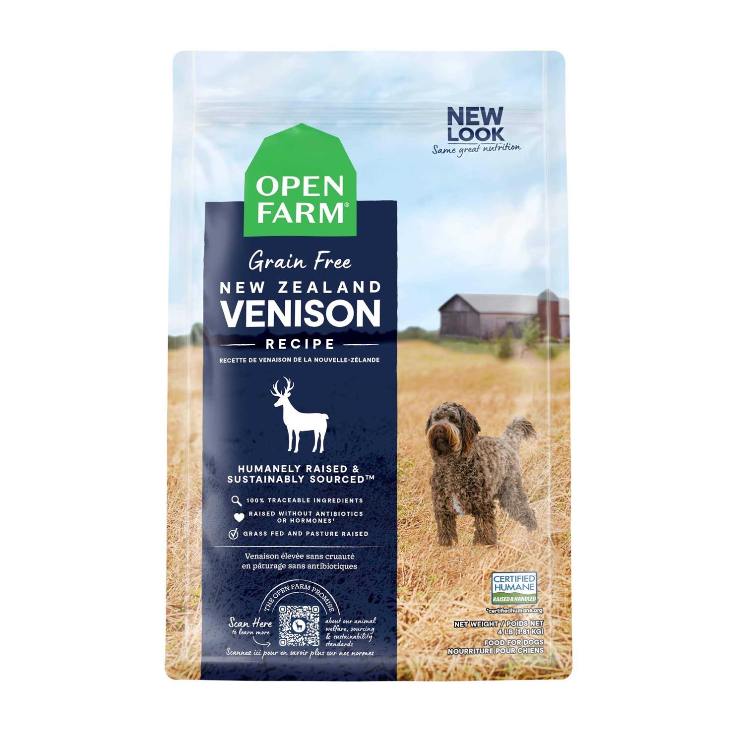 Open Farm New Zealand Venison Grain Free Dry Dog Food