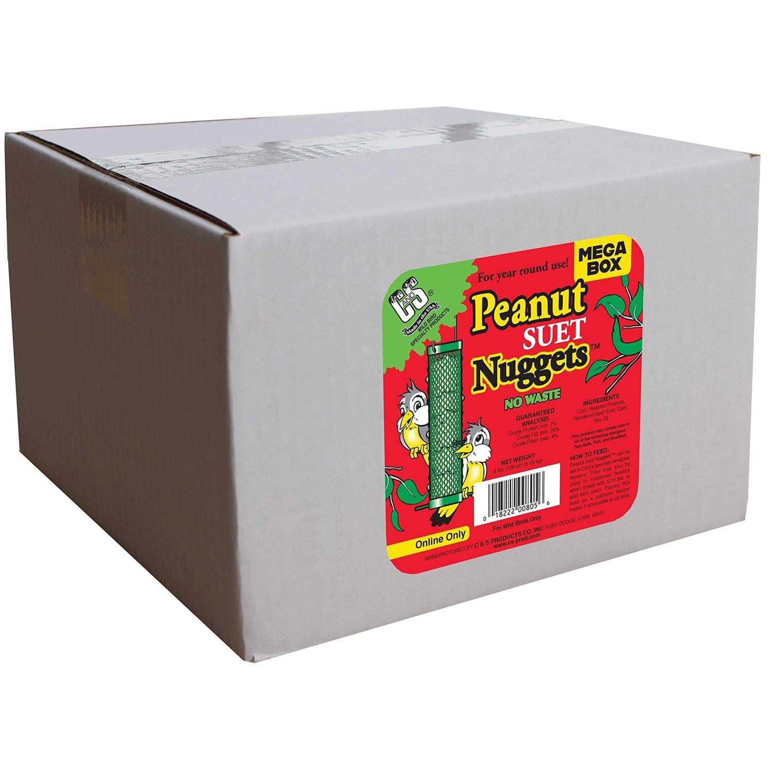 C&s Peanut No-melt Suet Dough Nuggets