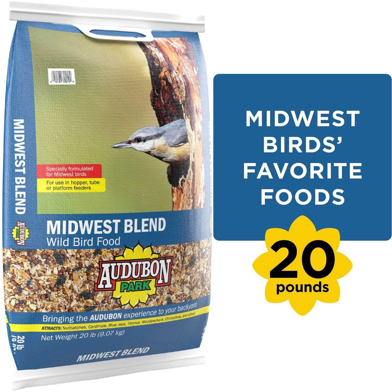 Audubon Park 12376 Midwest Blend Wild Bird Food