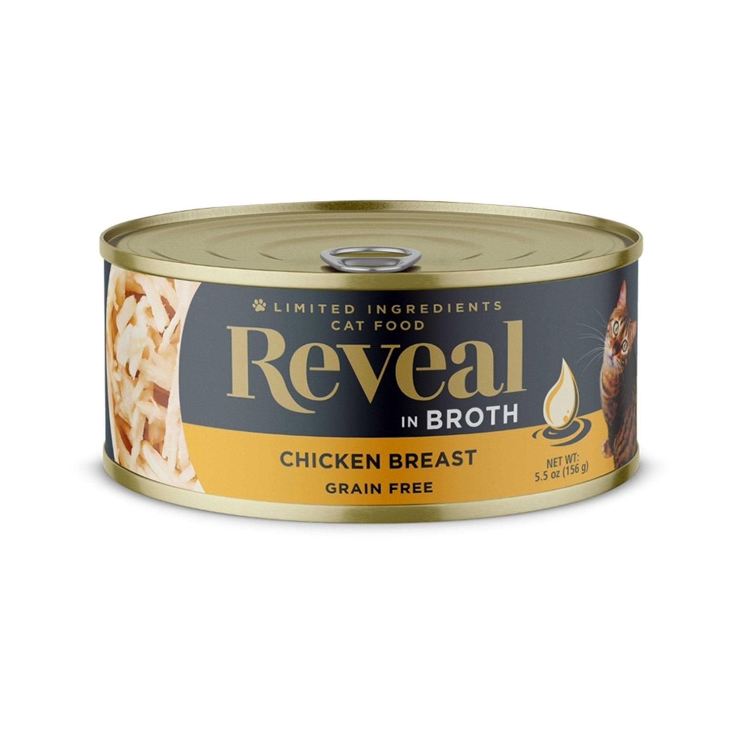 Reveal Natural Free Chicken Breast in Broth Wet Cat Food