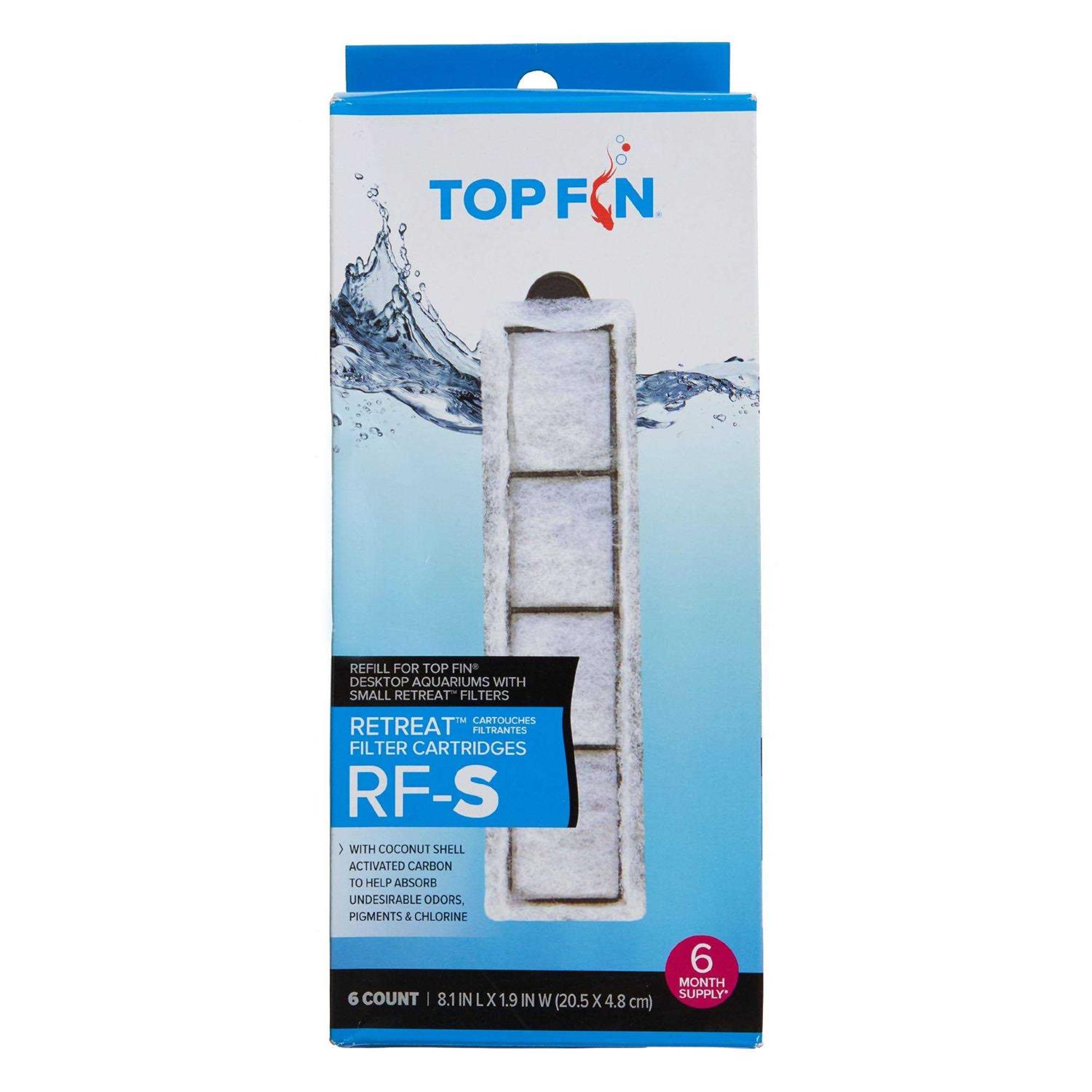 Top Fin Retreat Rf-S Filter Cartridges Refill