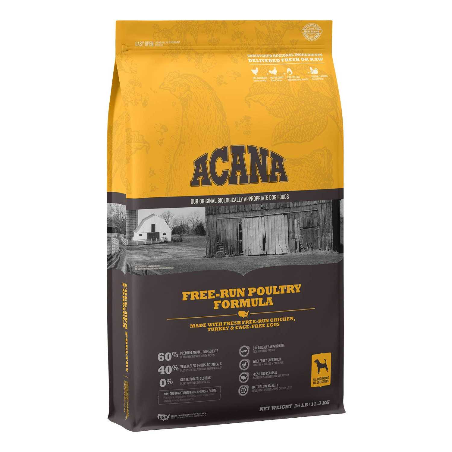 Acana Free-Run Poultry Dry Dog Food