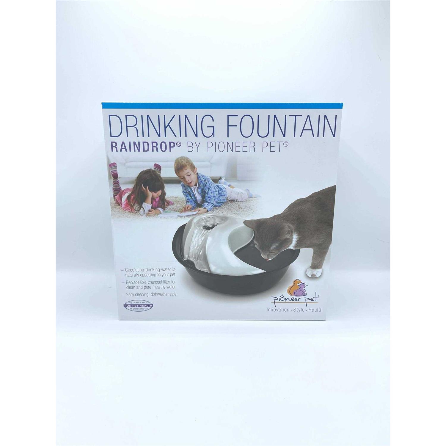 Pioneer Pet Raindrop Plastic Drinking Fountain