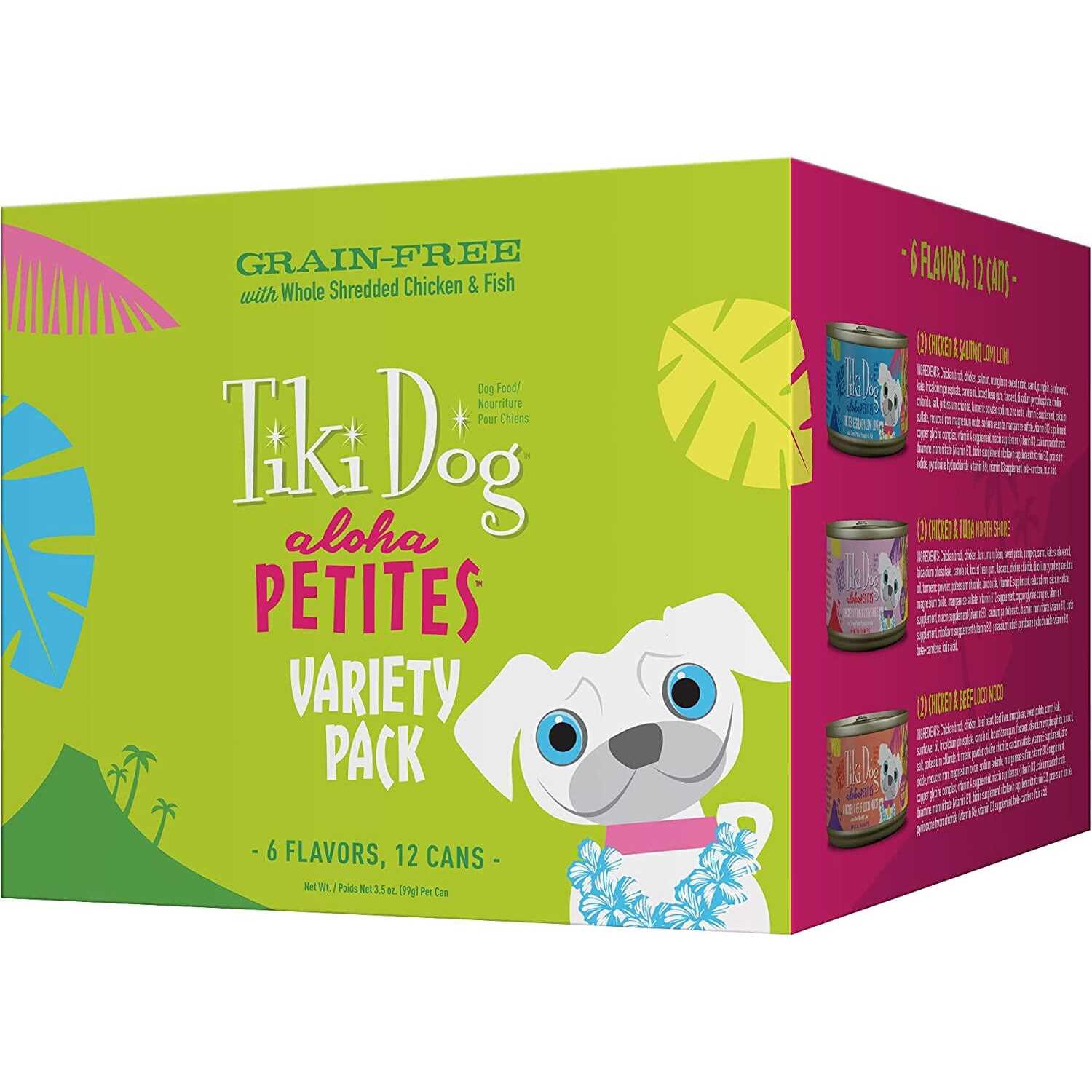 Tiki Dog Aloha Petites Variety Pack Wet Dog Food