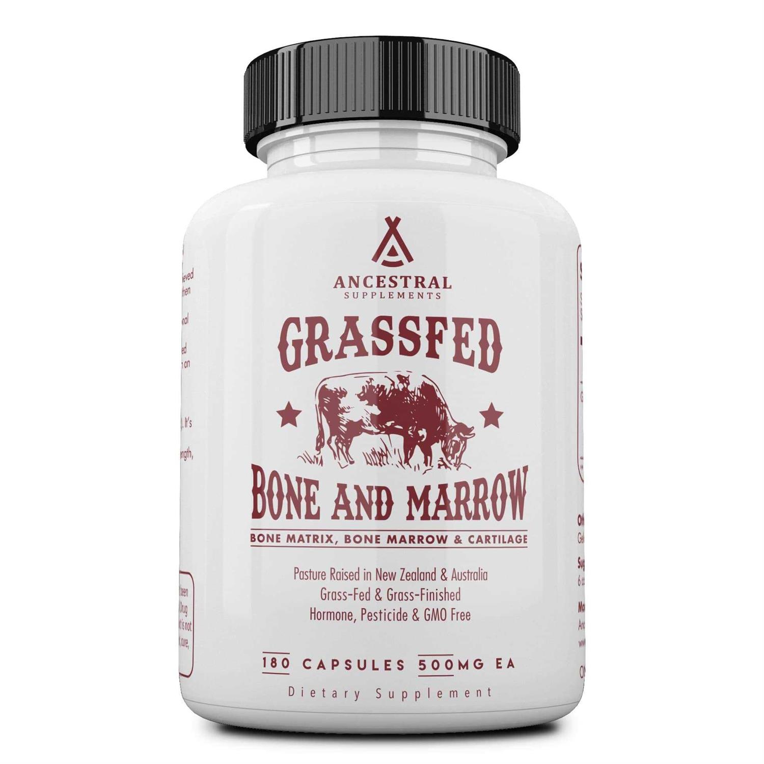 Ancestral Supplements Grass Fed Beef Bone and Marrow Supplement