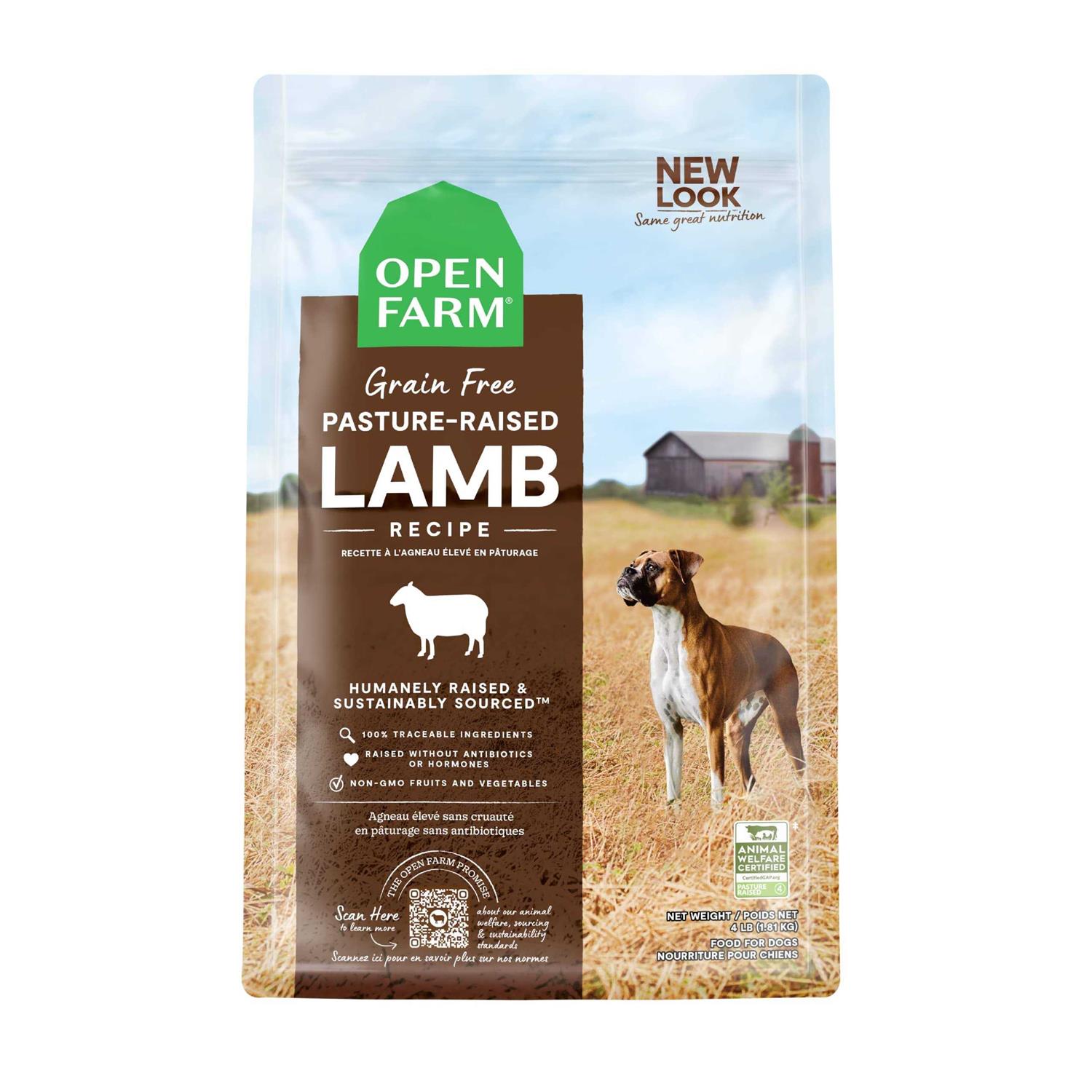 Open Farm Grain-Free Pasture Raised Lamb Dry Dog Food