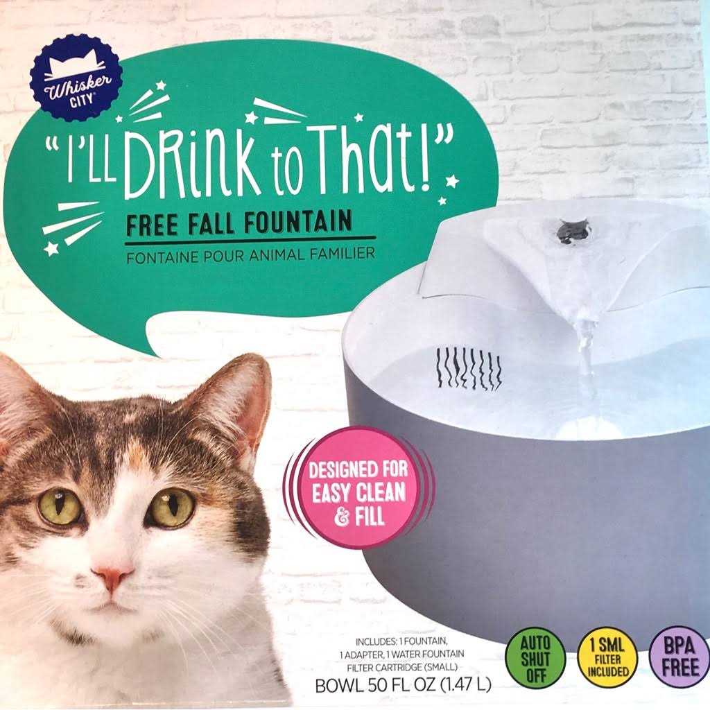 Whisker City Free Fall Cat Fountain