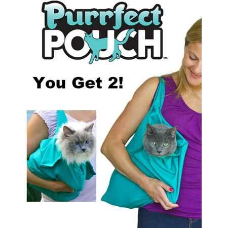 Purrfect Pouch The Original AS Seen ON TV. Comfy Soothing Cat Carrier