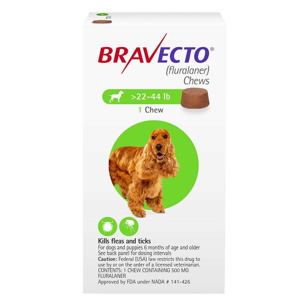 22-44 lbs Bravecto Chews for Dogs