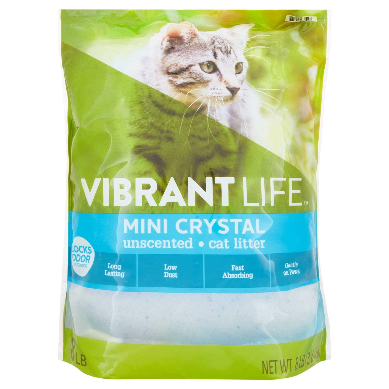 Vibrant Life Mini Crystal Unscented Cat Litter