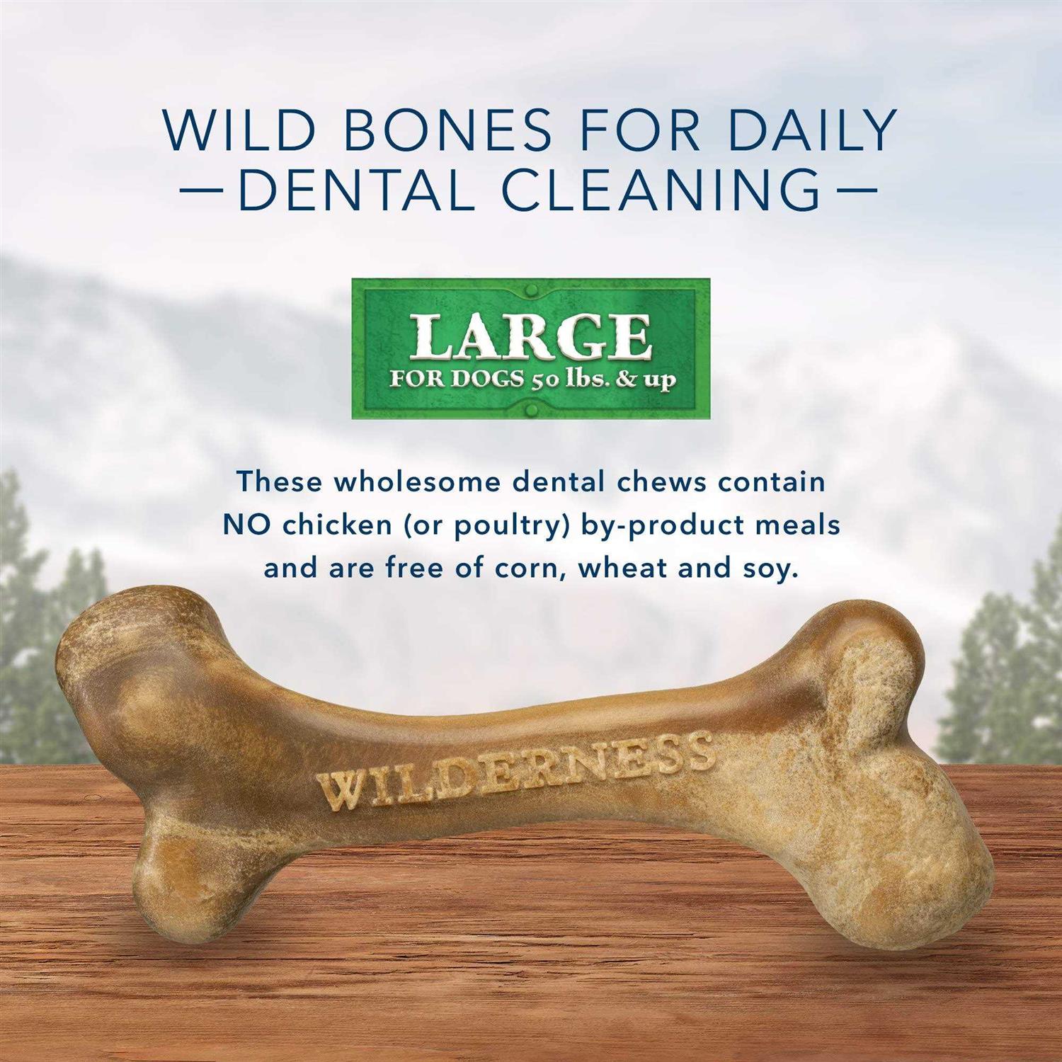 Blue Buffalo Wilderness Wild Bones Dental Dog Treats