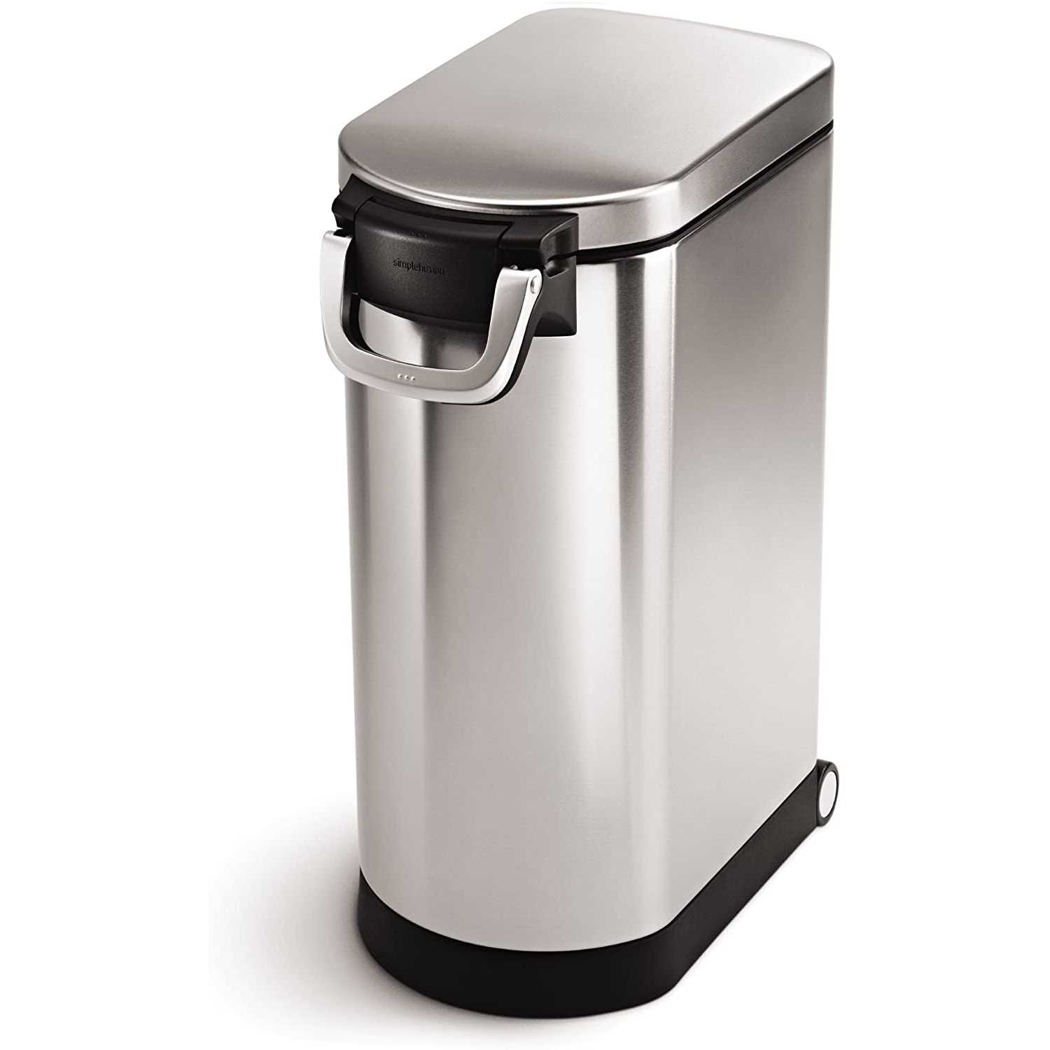 simplehuman X-Large Stainless Steel Pet Food Can