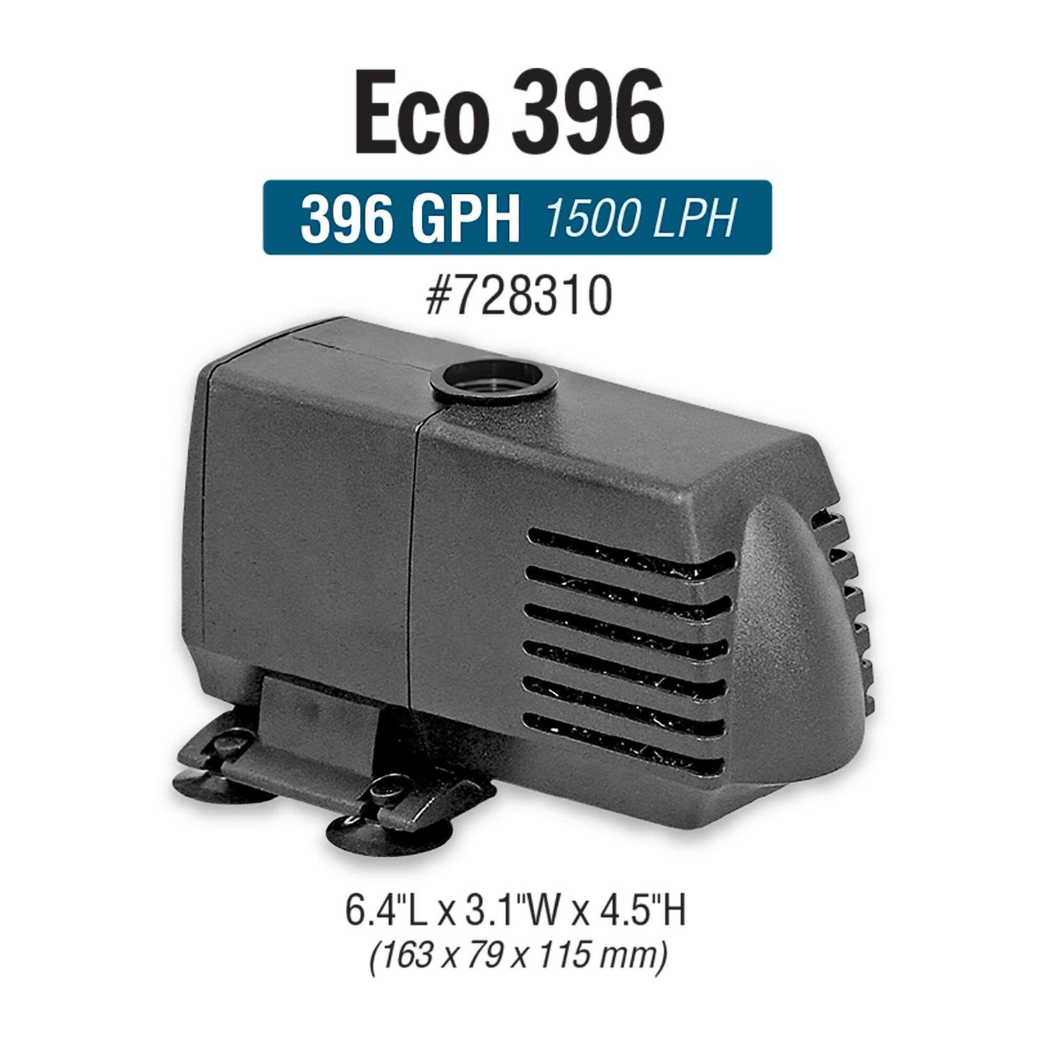 EcoPlus Eco 396 Fixed Flow Submersible/Inline Pump 396 GPH
