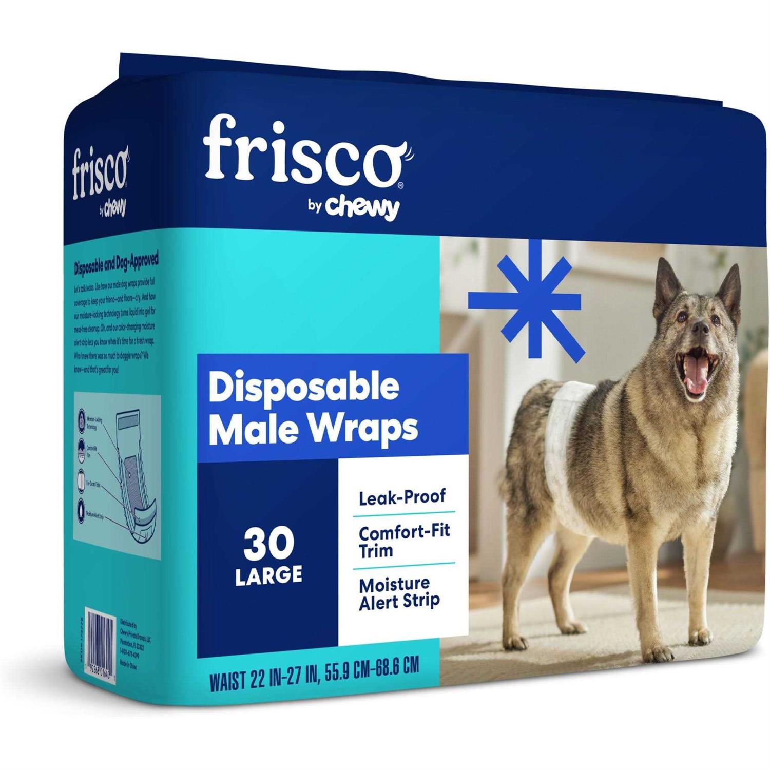 Frisco Disposable male Dog Wraps