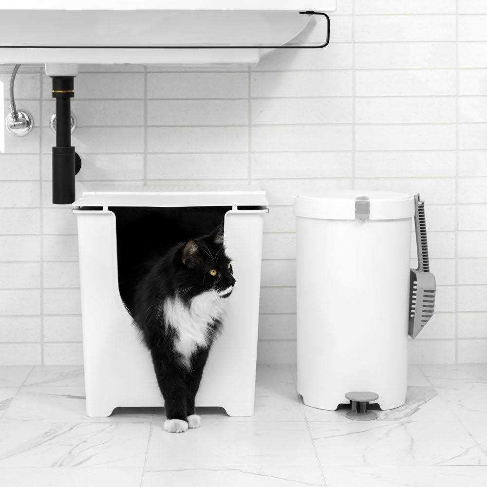Modkat Flip Litter Box with Scoop and Reusable Liner