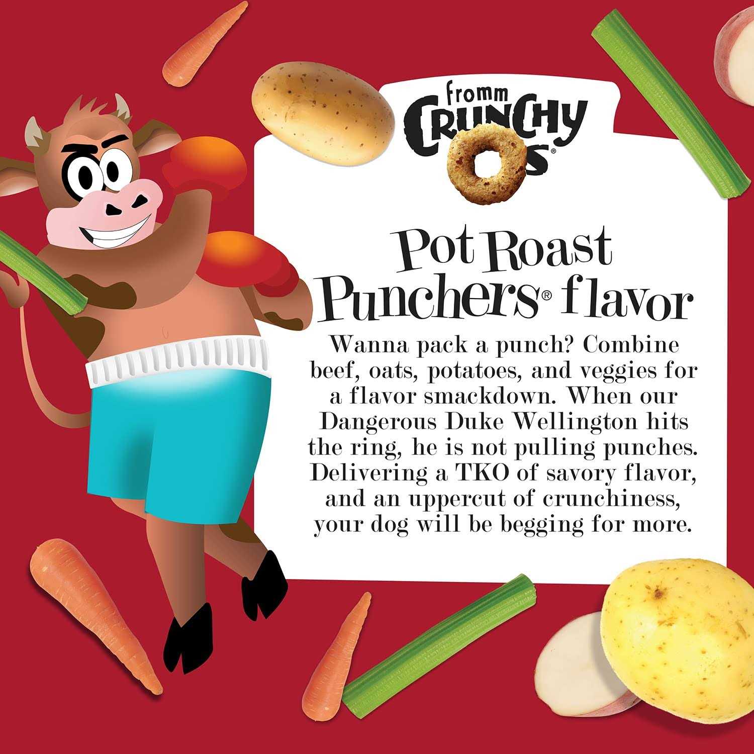 Fromm Crunchy O’s Pot Roast Punchers Dog Treats