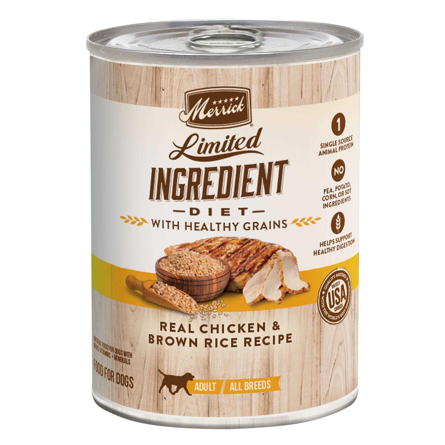 Merrick Limited Ingredient Diet Chicken & Brown Rice Wet Dog Food