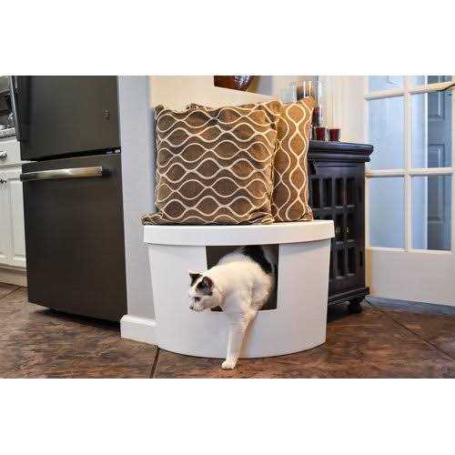 Plastic Enclosed Standard Litter Box Kitangle