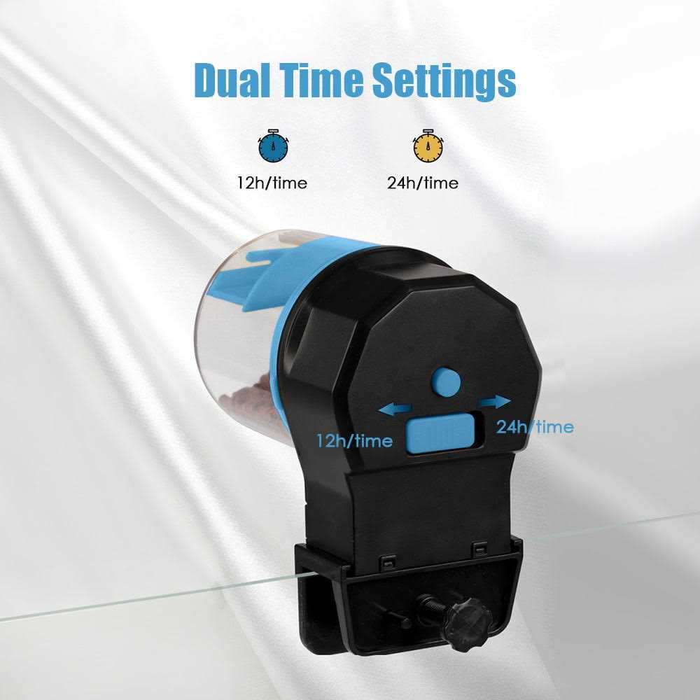 Aquarium Automatic Fish Feeder Vacation Timer Feeder for Fish Tank Electric Adjustable Auto Fish Food Dispenser