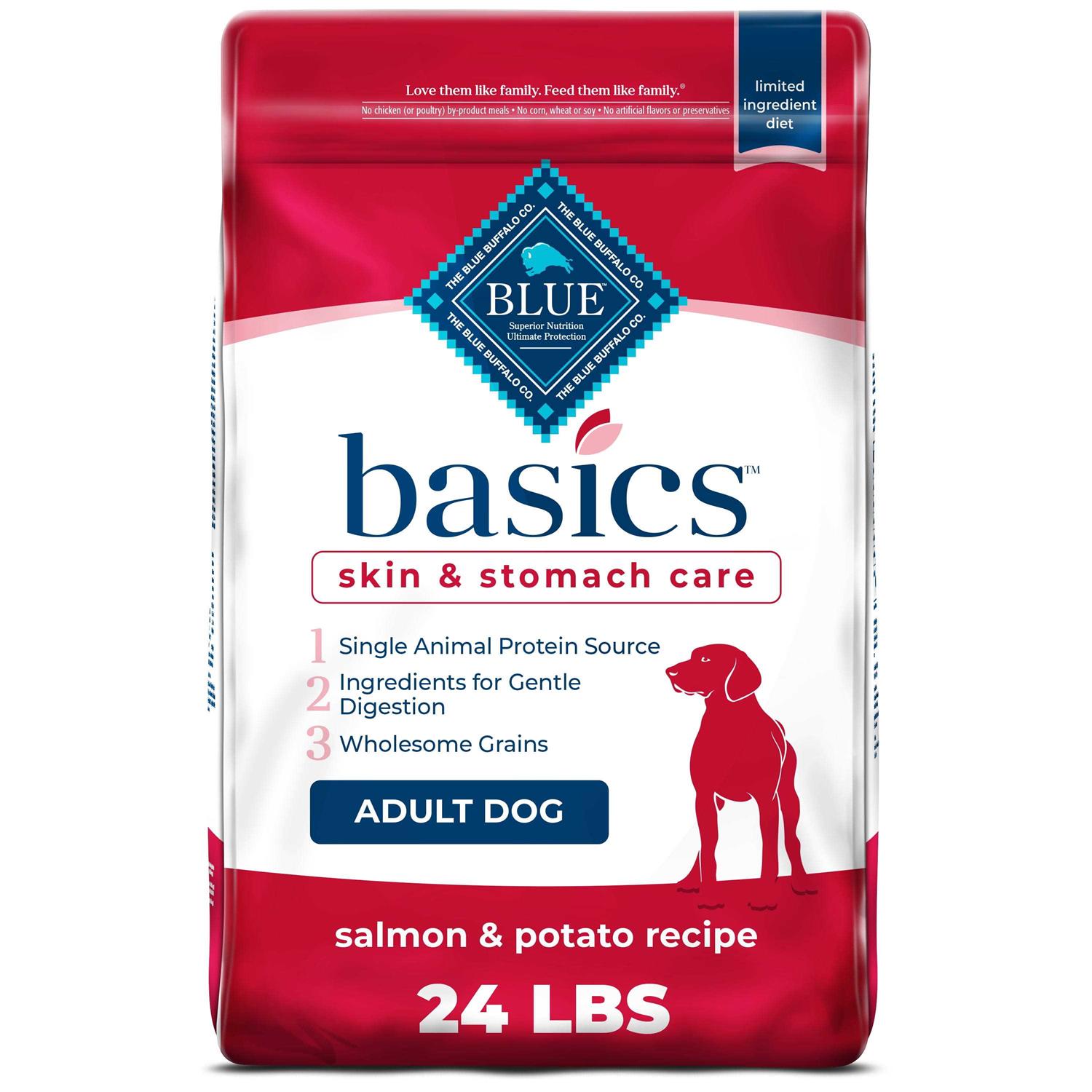 Blue Buffalo Basics Salmon & Potato Skin Stomach Care Adult Dry Dog Food