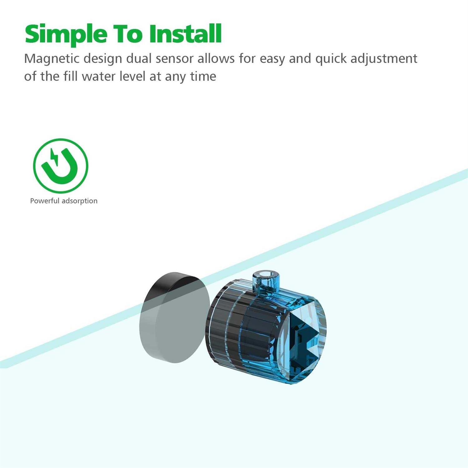 Useek Auto Top Off for Saltwater Aquarium Water ATO System for Both Reef and Fresh Tank