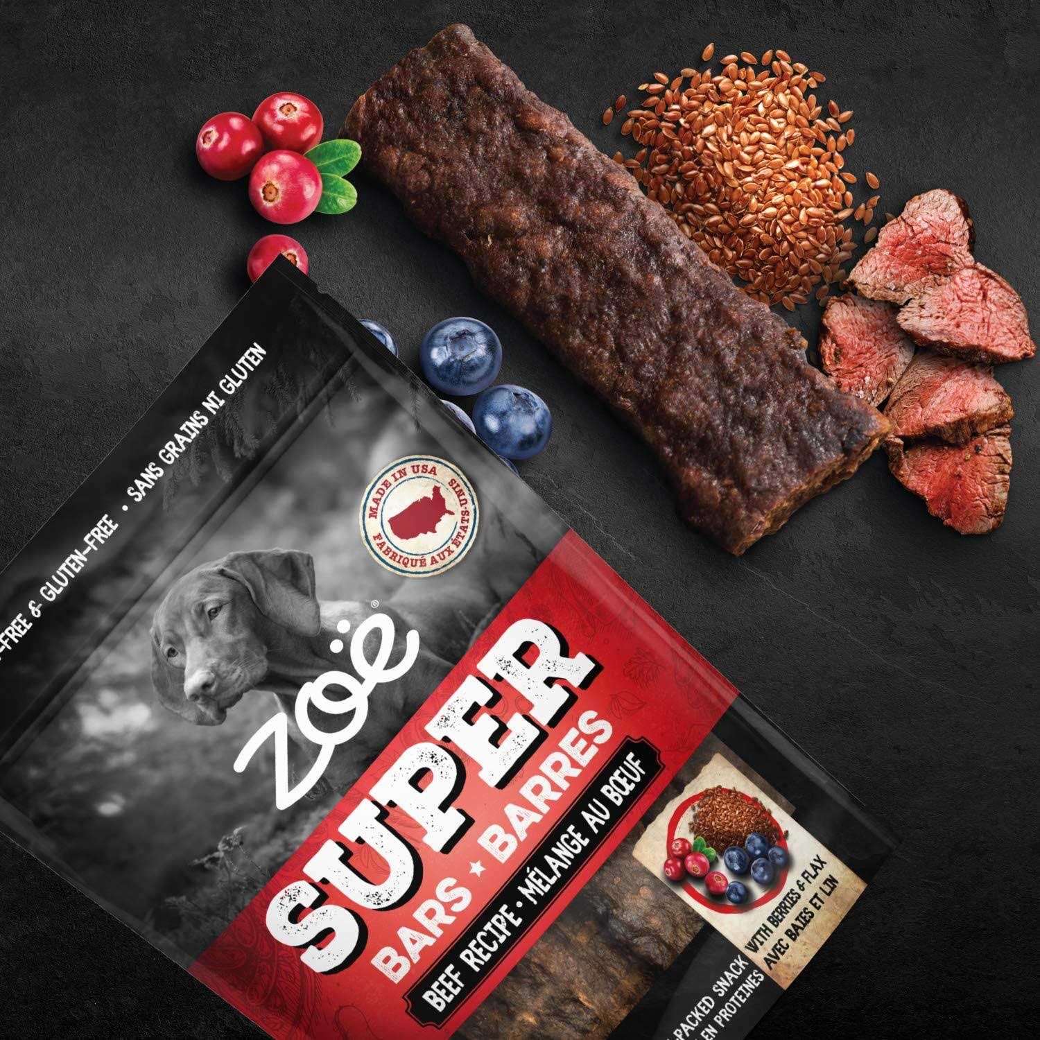 Zoe Beef Recipe Super Bars Dog Treats
