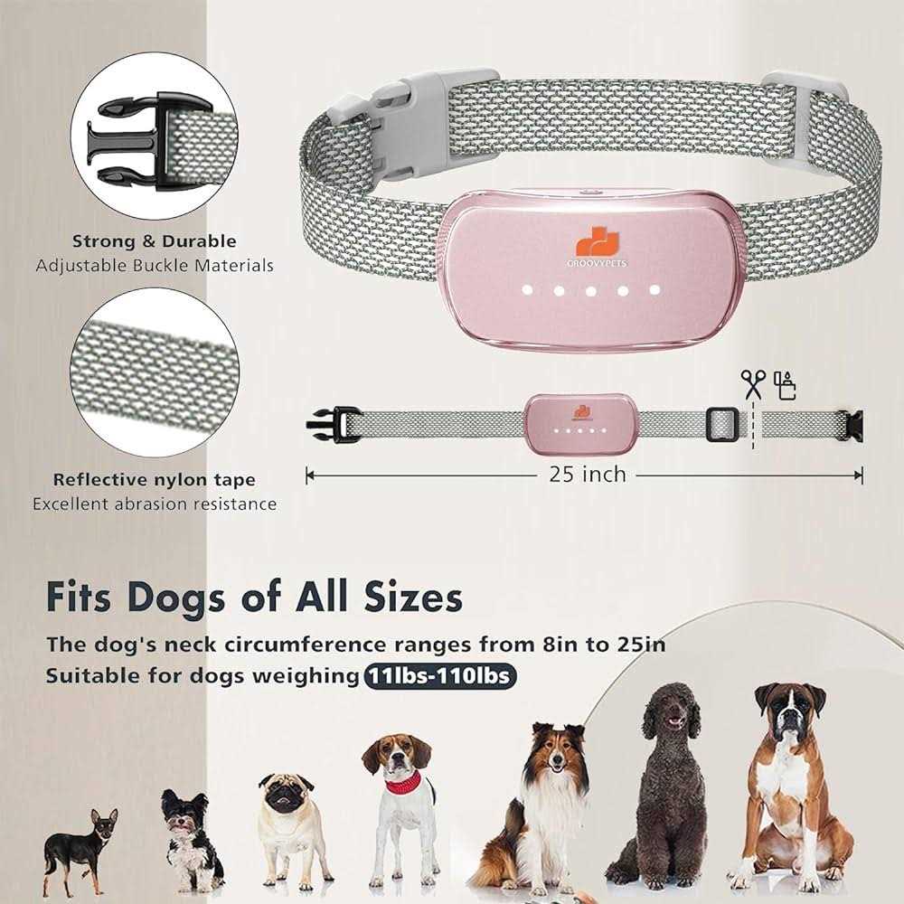 Smart Automatic Anti bark Dog Collar Intelligent Waterproof Rechargeable Barking Terminator