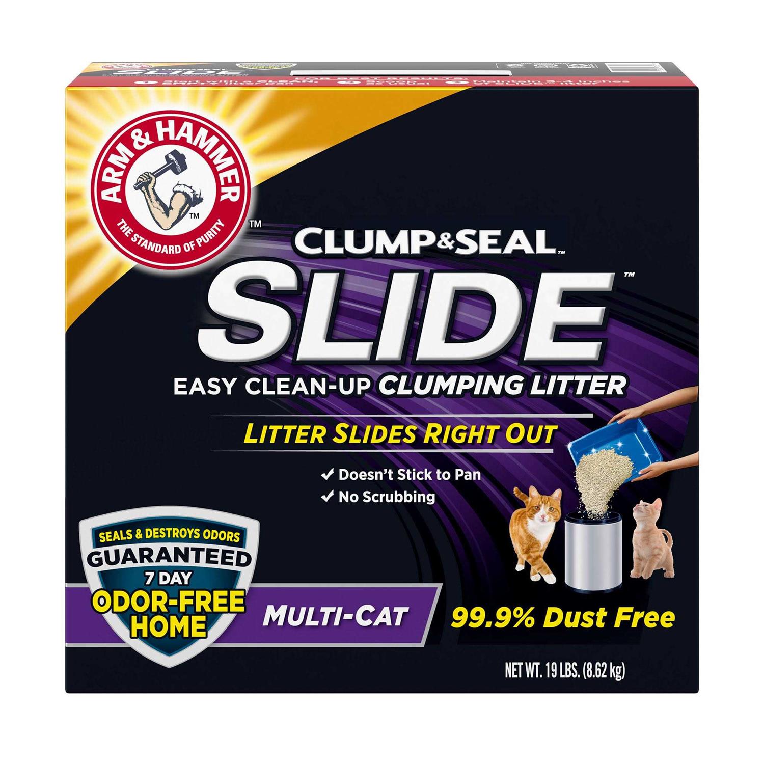 Arm & Hammer Slide Easy Clean Up Multi-Cat Clumping Litter