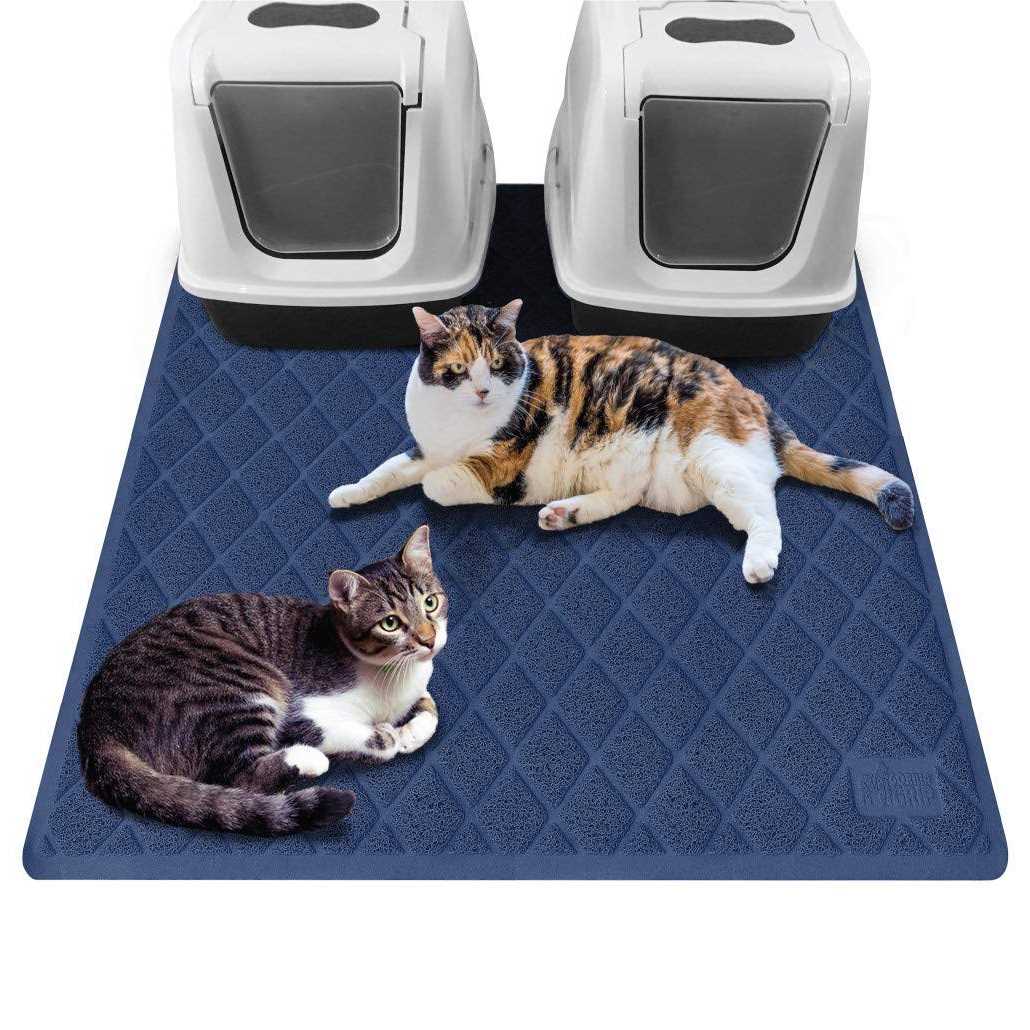 Gorilla Grip The Original 100% Waterproof Cat Litter Box Trapping Mat