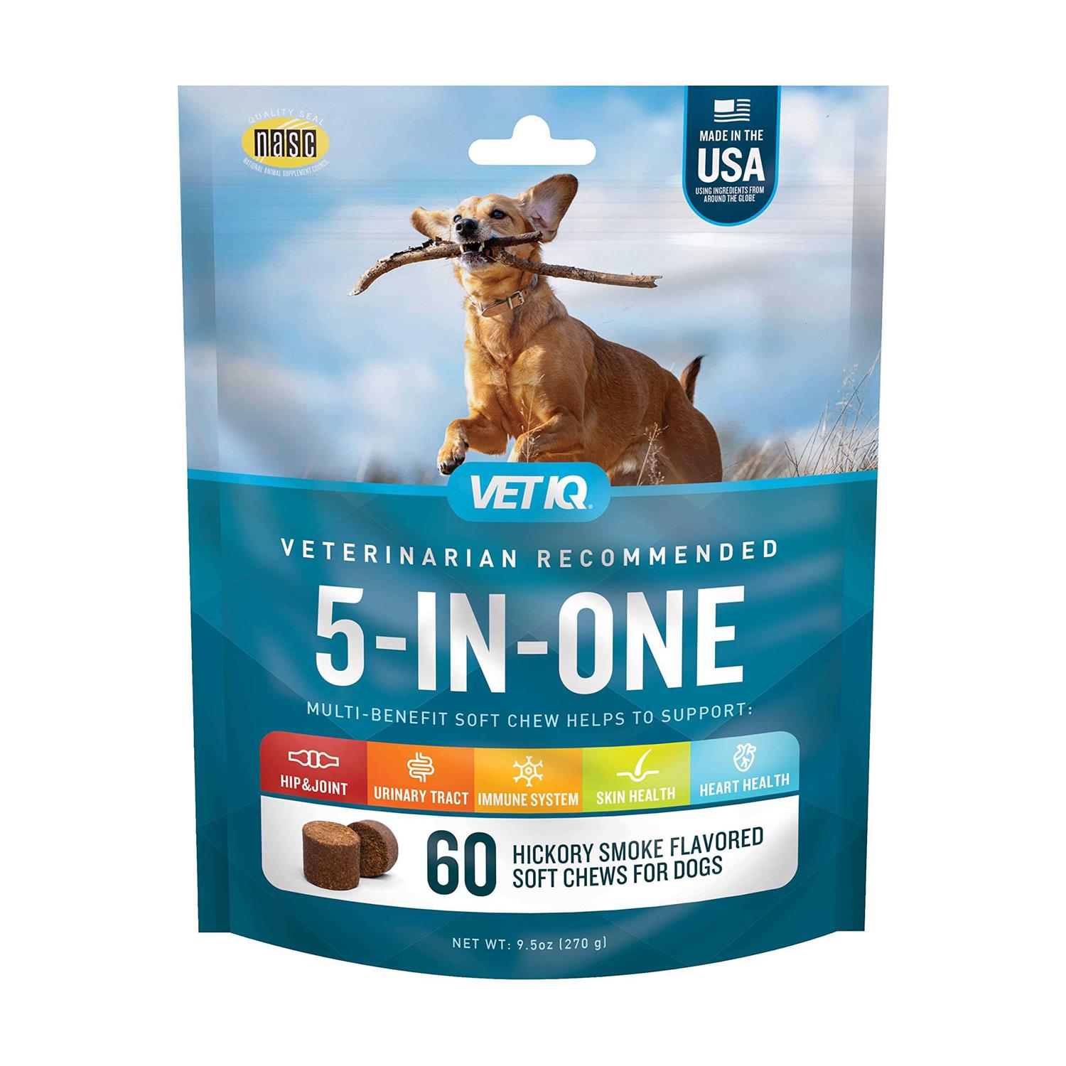 Sergeants VetIQ 5-in-One Multi-Benefit Soft Chews for Dogs