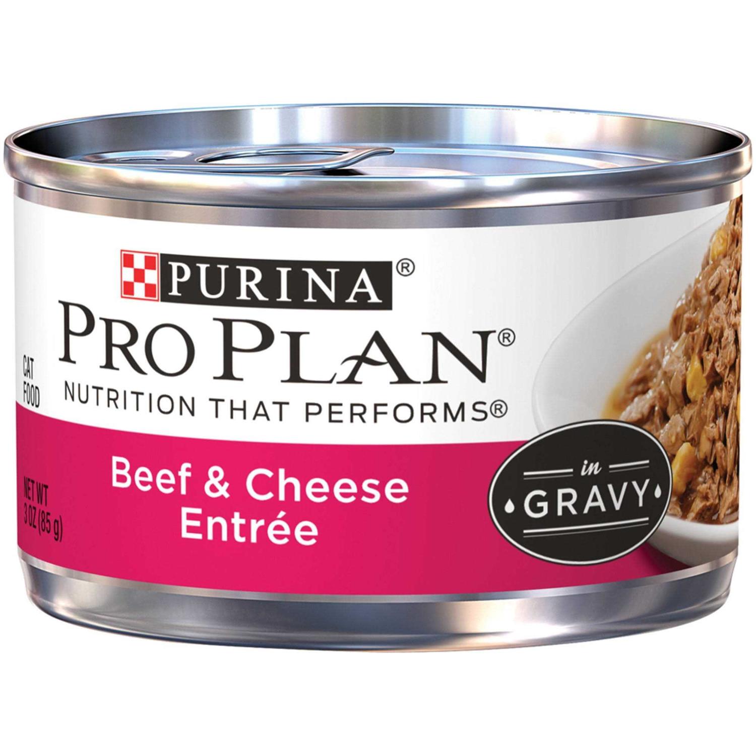 Purina Pro Plan Cheese Entree in Gravy Cat Food