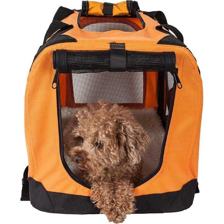 Pet Life Folding Deluxe 360 Vista View Pet Crate