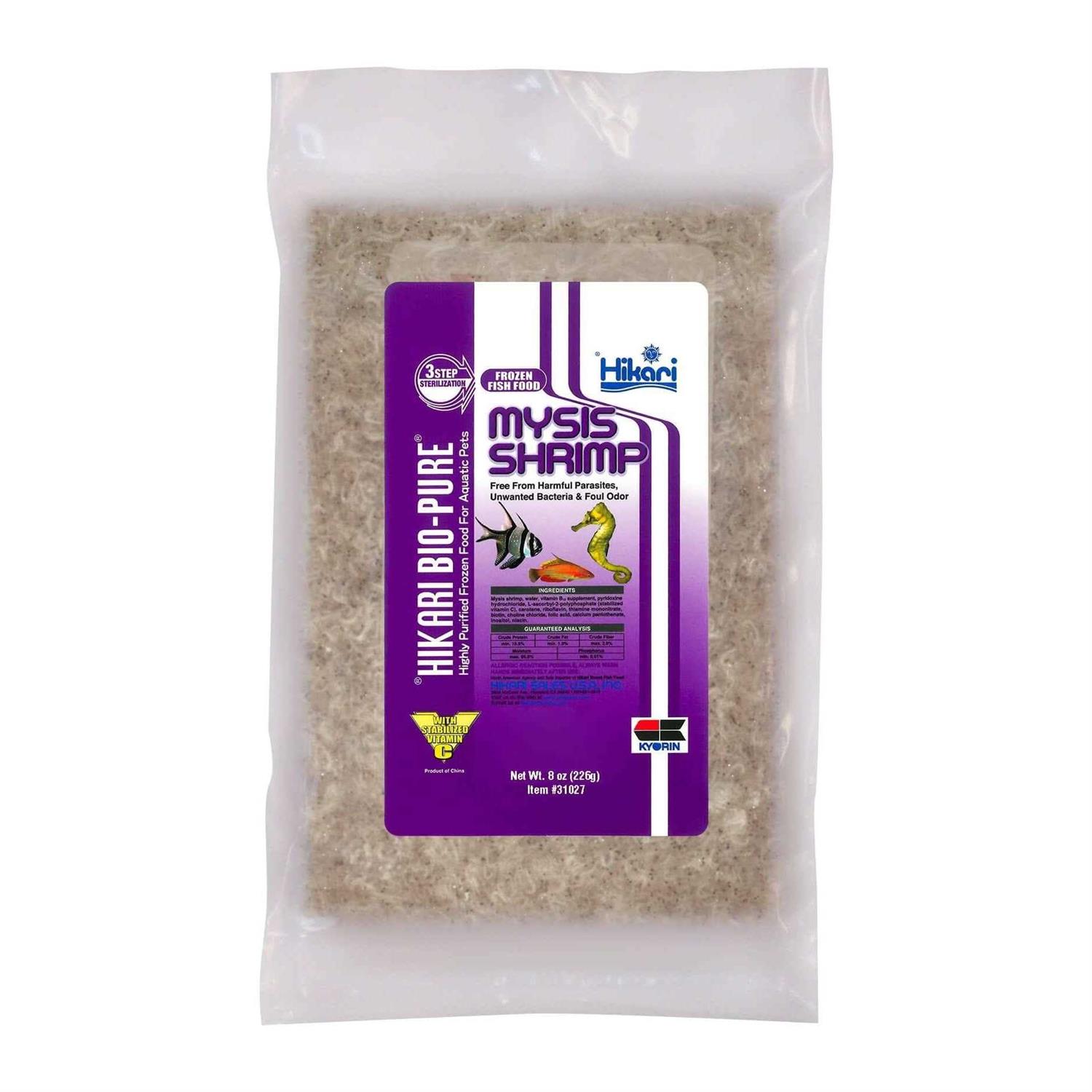 Hikari Bio-Pure Frozen Mysis Shrimp 3.5 oz Cubes