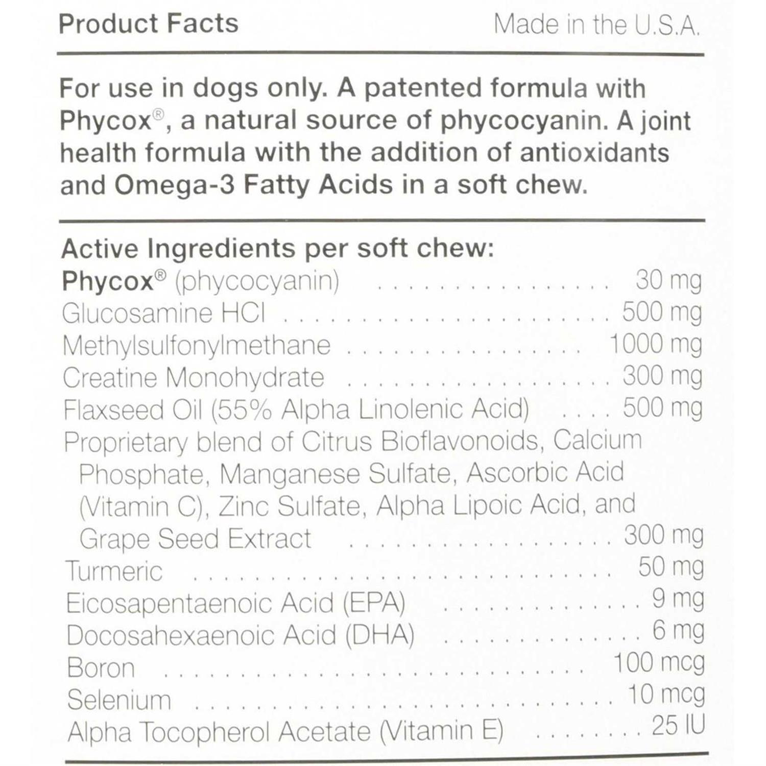 Phycox One Canine Joint Support Soft Chews