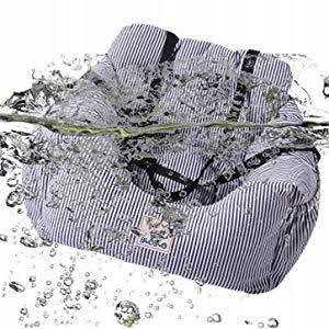 BLOBLO Dog Car Seat Pet Booster Seat Pet Travel Safety Car Seat Dog Bed for Car with Storage Pocket